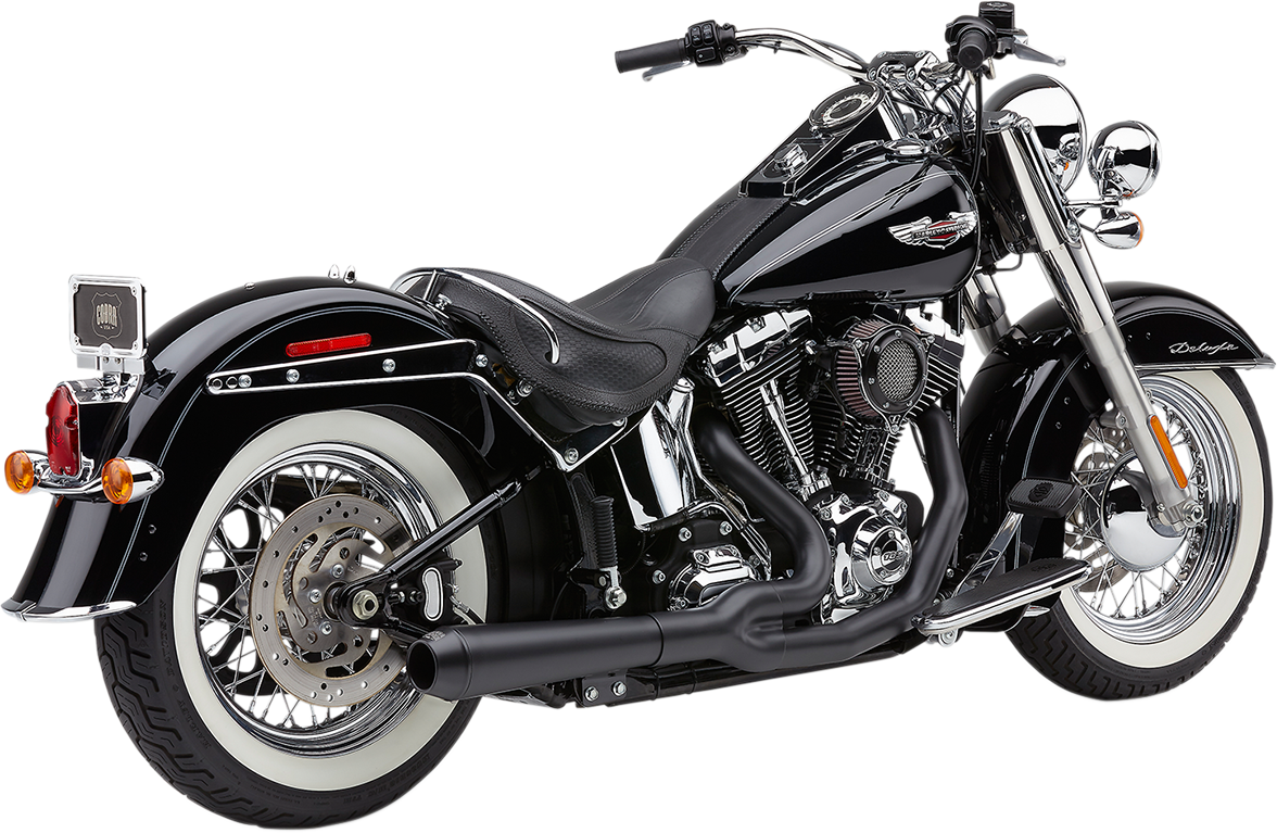 COBRA El Diablo Exhaust - Black - '12-'17 Softail N/F FXSB/FXSE MODELS 6483B