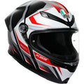 AGV K6 S Helmet - Karve - Matte Black/White/Red - Large 2118395002-025-L