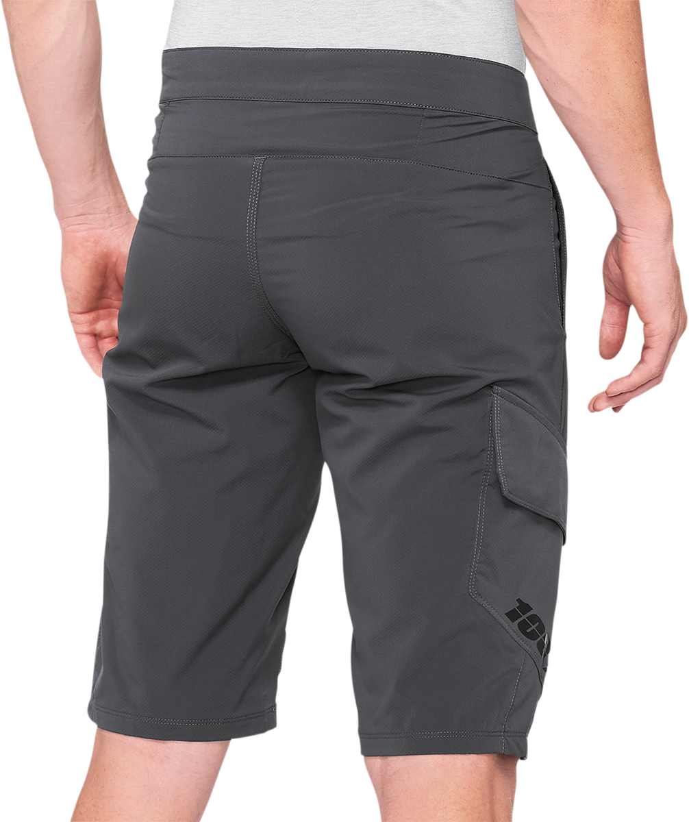 100% Ridecamp Shorts - Charcoal - US 32 40029-00009