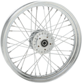 DRAG SPECIALTIES Front Wheel - Single/Dual Disc/No ABS - Chrome - 19"x2.50" 64365