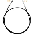 FAT BAGGERS INC. EZ Install Brake Line - 63" - Black Braid 120063-B