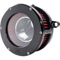 FEULING OIL PUMP CORP. BA Air Cleaner Kit - Black/Clear with Red Filter - M8 5474
