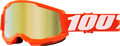 100% Strata 2 Goggles - Orange - Gold Mirror 50028-00005