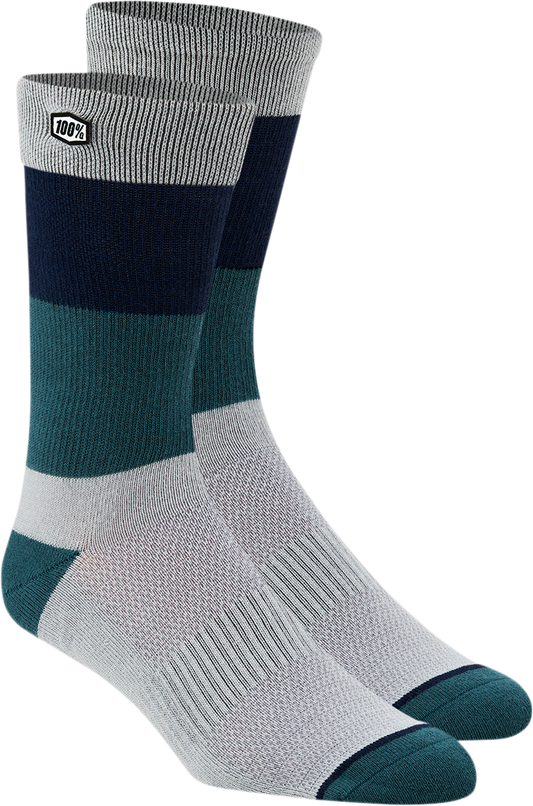 100% Trio Socks - Silver - Small/Medium 24022-008-17