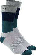 100% Trio Socks - Silver - Large/XL 24022-008-18