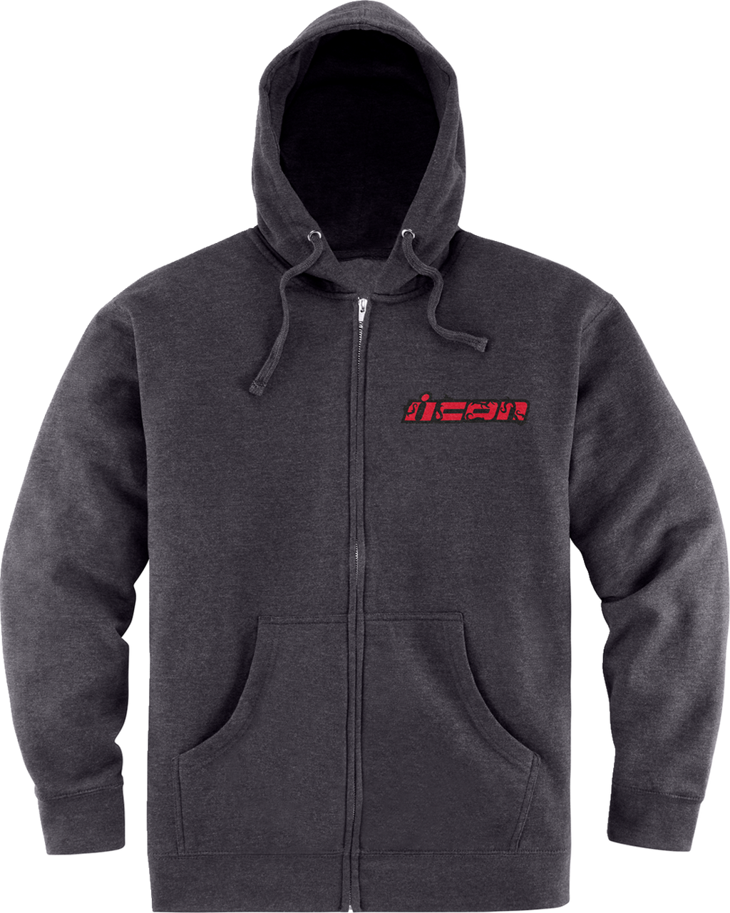 ICON Omnicrux Zip Fleece Hoodie - Black - Medium 3050-6388