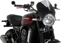 PUIG HI-TECH PARTS Windscreen - Black/Smoke - Z900RS 024NH