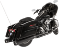 S&S CYCLE El Dorado Dual Exhaust System - Black - Black Thruster 550-0679B