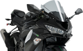 PUIG HI-TECH PARTS Race Windscreen - Smoke - ZX-6R 3177H