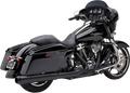 COBRA Powr-Flo 2:1 Exhaust - Black - '17-'20 FL NOT FOR TRIKE MODELS 6451RB