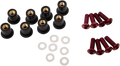 PUIG HI-TECH PARTS Windscreen Screw Kit - Red 0957R