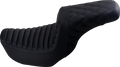 SADDLEMEN Step-Up Seat - Front Tuck-n-Roll/Rear Lattice Stitch - Black 806-04-176