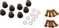 PUIG HI-TECH PARTS Windscreen Screw Kit - Yellow 0957G