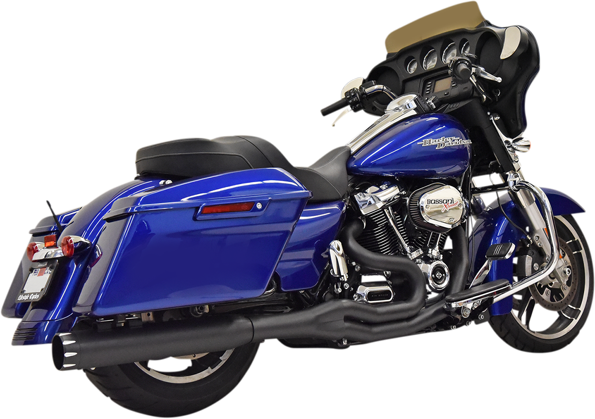 BASSANI XHAUST 2:1 High Horsepower Exhaust - Black 1F78TB