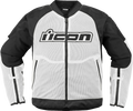 ICON Overlord3 Mesh™ Jacket - White - Large 2820-6738