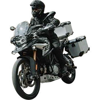 SW-MOTECH TRAX ADV Aluminum Case System - Silver - Honda Africa Twin '16-'17 KFT.01.622.70001/S