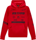 ALPINESTARS Multi Race Hoodie - Red - Large 12135150030L