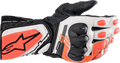 ALPINESTARS SP-8 V3 Gloves - Black/White/Fluo Red - Large 3558321-1231-L