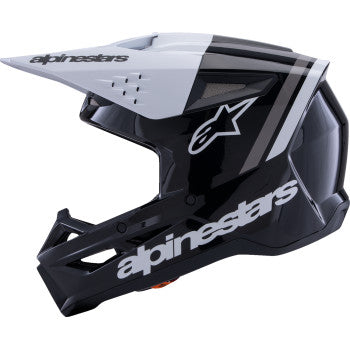 ALPINESTARS SM3 Helmet - Radium - Gloss Black/White/Gray - Small 8300826-1546-S