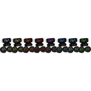 KOSO NORTH AMERICA Complete D2 Gauge Kit - Engine Temperature - Harley Davidson® - Baggers BA080050