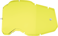 100% Accuri 2/Racecraft 2/Strata 2 Lens - Injected Yellow 59092-00003