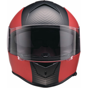 Z1R Warrant Helmet - Carbon - Red - Medium 0101-17428