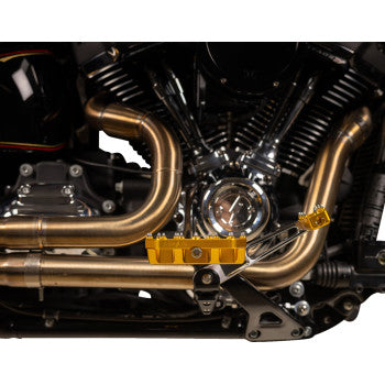 THRASHIN SUPPLY CO. Mini Aggressor Floorboards - Gold - Rear TSC-2031-5-D