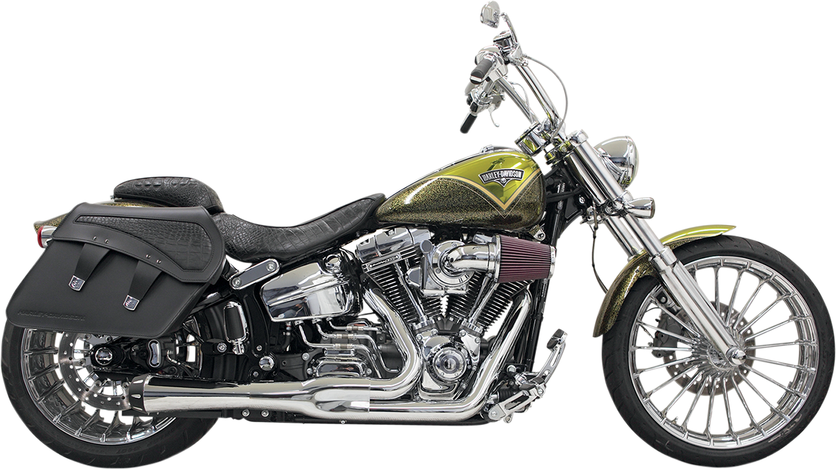 BASSANI XHAUST 2:1 Exhaust - Chrome - Short - Breakout 1S32R