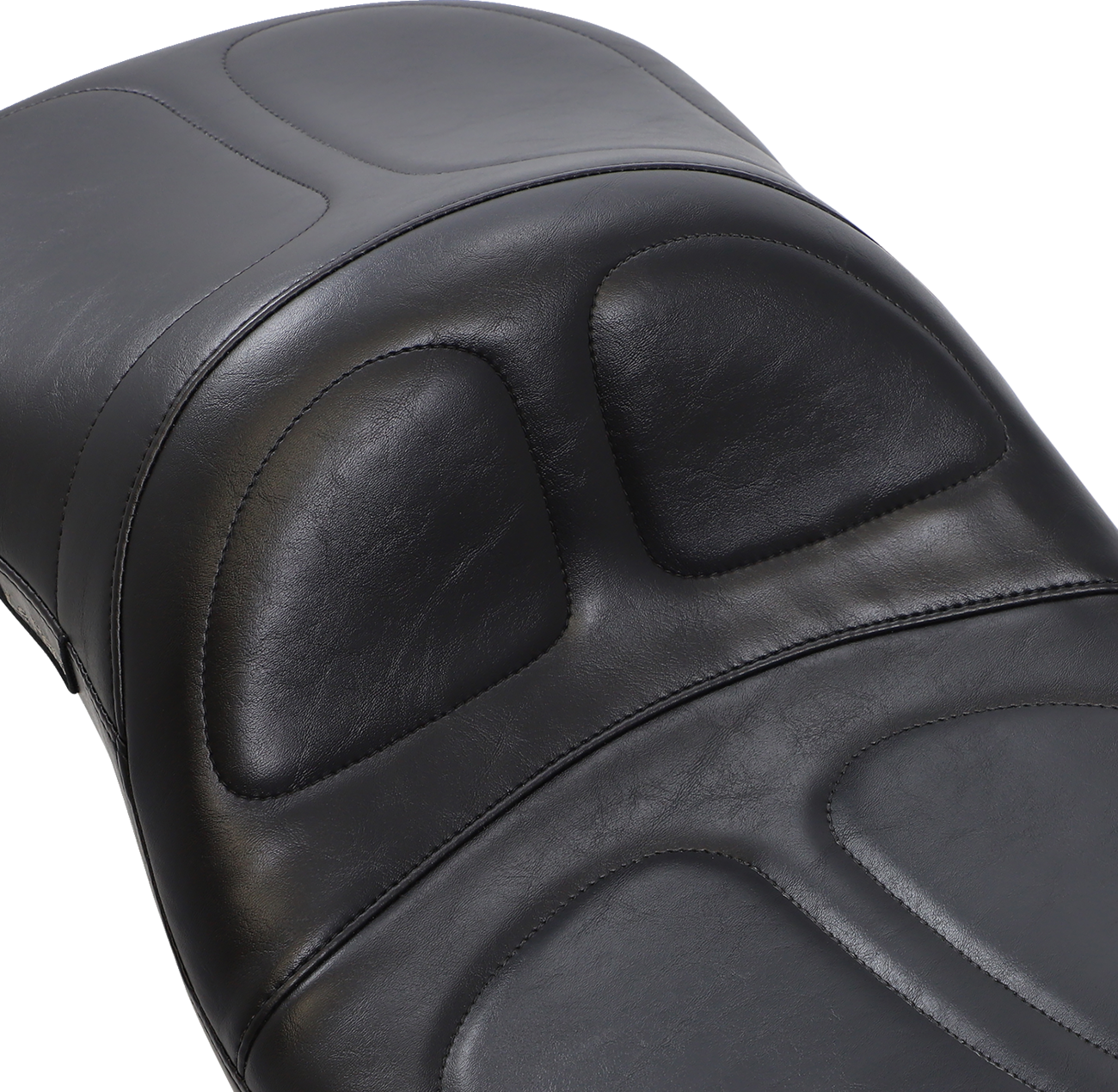 LE PERA Maverick Daddy Long Legs Seat - Black - Stitched - FLT '97-'01 LN-957DL