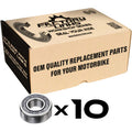 FACTORY LINKS Wheel Bearings - Double Seal - 63005 2RS - 25x47x16 - 10 Pack WBE-J-066