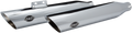 S&S CYCLE Slash Cut Race Mufflers - Chrome 550-0736