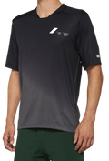 100% Celium Jersey - Short-Sleeve - Black/Charcoal - Large 40011-00002