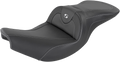 SADDLEMEN Heated Roadsofa Seat - Carbon Fiber - Without Backrest - Black I14-07-185HCT