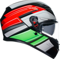AGV K3 Helmet - Wing - Black/Italy - Small 2118381004007S