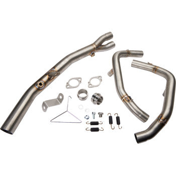 LEOVINCE Header - Stainless Steel - Ninja 400/500  2018-2025   80038 1812-0573