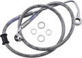 DRAG SPECIALTIES Brake Line - +4" - Stainless Steel - '15-'17 Softail 618302-4