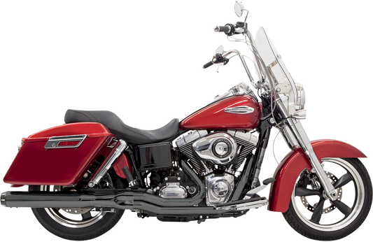 BASSANI XHAUST 2:1 Exhaust - Black - FLD 1D28RB