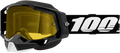 100% Racecraft 2 Snow Goggles - Black - Yellow 50011-00001