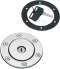 DRAG SPECIALTIES Gas Cap - Vented Aero - 95 mm 011526BX