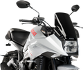 PUIG HI-TECH PARTS Race Windscreen - Black - YZF-R3 3737N