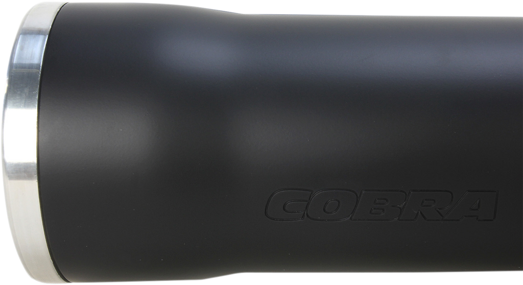 COBRA 3" RPT Mufflers for '95-'17 FXD - Black 6055B