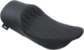 DRAG SPECIALTIES Low Profile Solo Seat - Forward Positioned - Double Diamond 0801-1159
