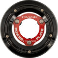 TRASK Derby Cover with Power Plate - Black/Red - Kit - '18-'25 Softail TM-0052-BK-RD