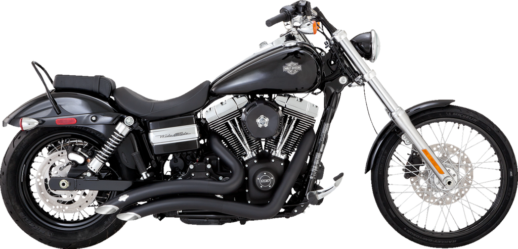 VANCE & HINES Big Radius Exhaust System - Black Low Rider   43371