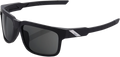 100% Type-S Sunglasses - Black - Smoke 61032-100-57