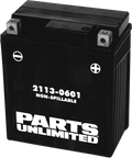 Parts Unlimited AGM Battery Factory Activated  - YTZ8V  2113-0601