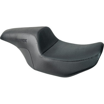 SLYFOX Drifter Tour Seat - Vinyl w/ Slipstop - Black Logo - FL '23-'24 4685A-Slyfox