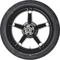 COASTAL MOTO Daytona Rear Wheel - Black Cut (18") | Dunlop AE Tire (180/55B18) PKG-DAY185BC-24ABST