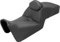 SADDLEMEN Adventure Tour Seat - Low - w/ Backrest - Black - Pan Am '21-'22 821-34-201BR