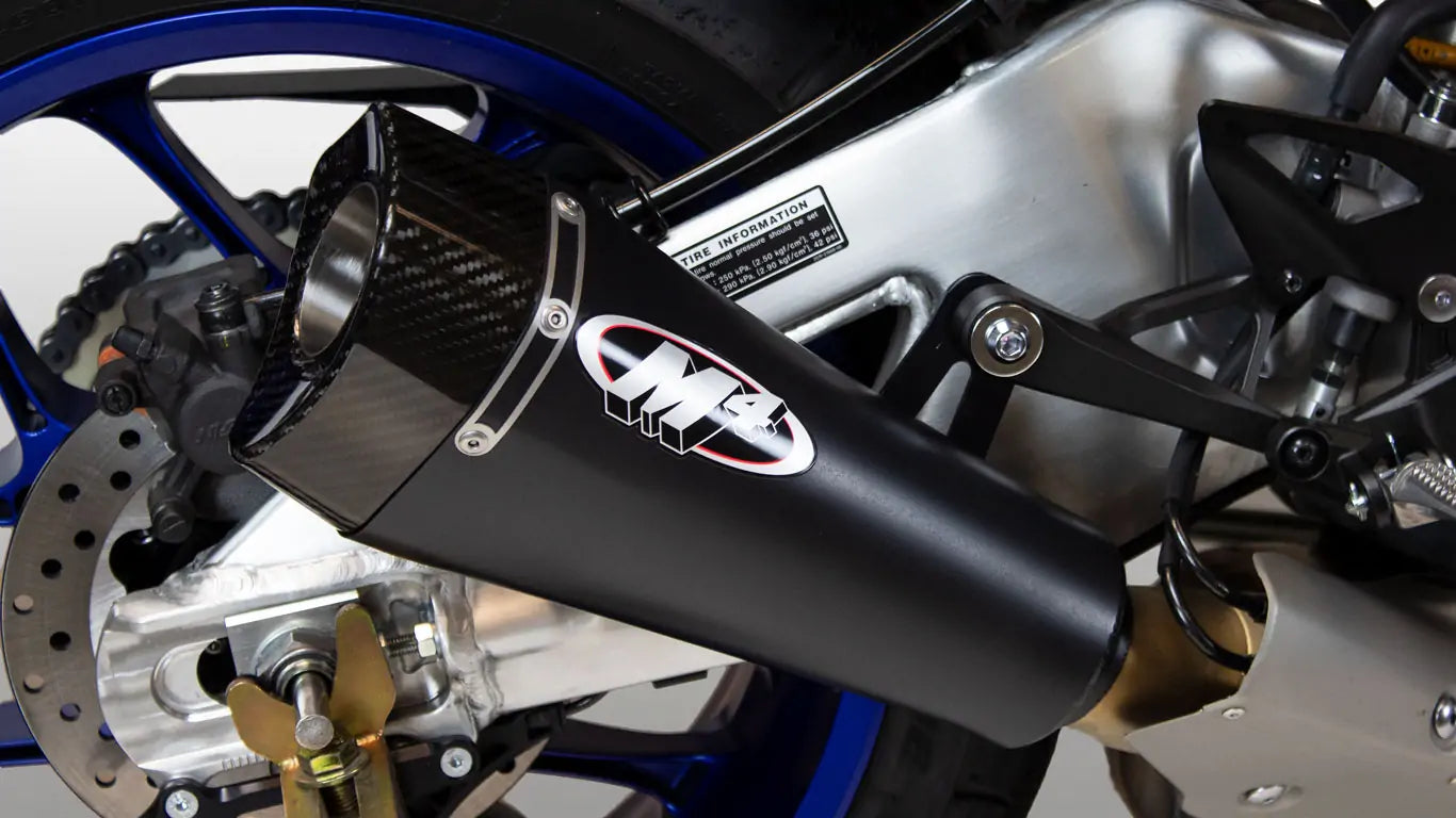 M4 Exhaust RM1 Black Slip On 2015-2025 R1 YA9942